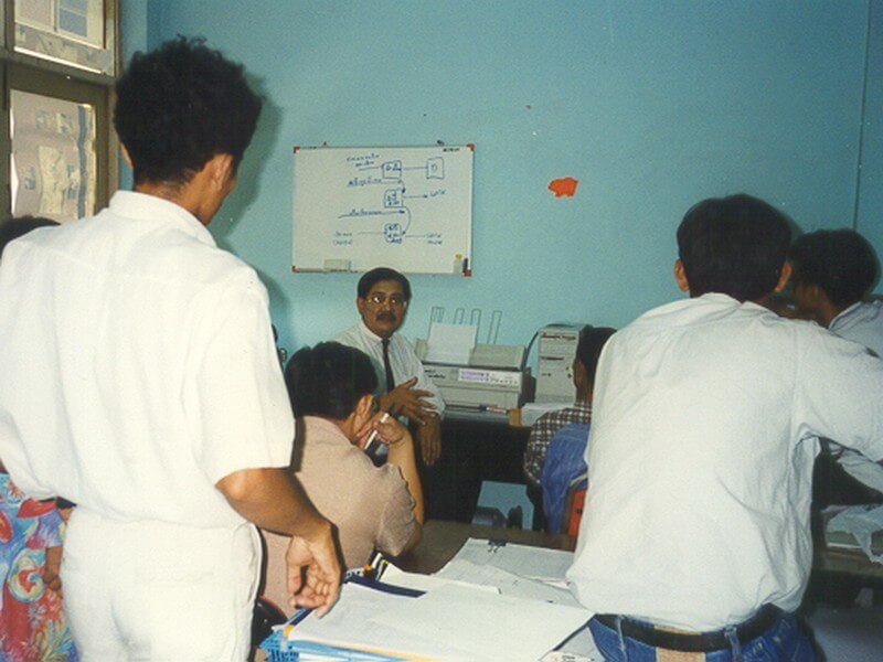 Photo of the workshop at one of Livestock Department's provincial offices, Thailand (1994)